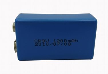 عالية الطاقة الدخان الانذار CR9V بطارية 1200mAh 9.0V ليثيوم mno2 بطارية صديقة للبيئة