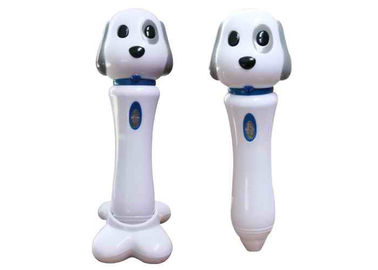 البلاستيك الأبيض للأطفال التعلم القلم كلب لطيف التعليمية مع تسجيل/MP3